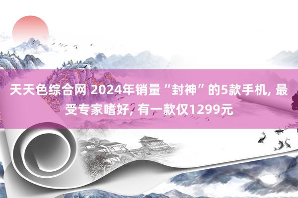 天天色综合网 2024年销量“封神”的5款手机， 最受专家嗜好， 有一款仅1299元