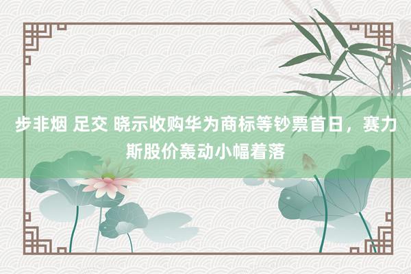 步非烟 足交 晓示收购华为商标等钞票首日，赛力斯股价轰动小幅着落