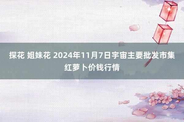 探花 姐妹花 2024年11月7日宇宙主要批发市集红萝卜价钱行情