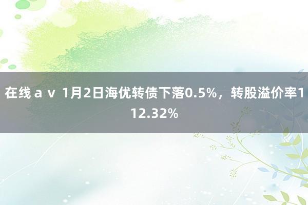 在线ａｖ 1月2日海优转债下落0.5%，转股溢价率112.32%