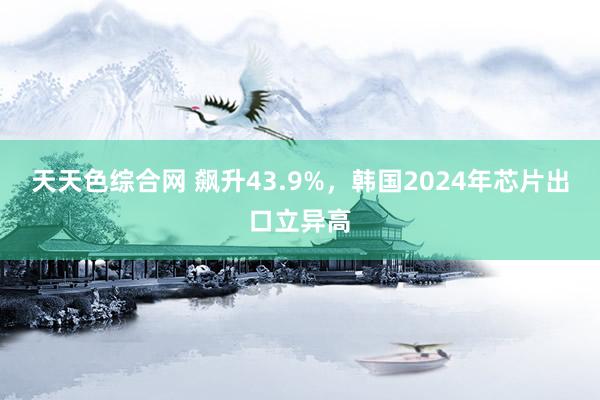 天天色综合网 飙升43.9%，韩国2024年芯片出口立异高